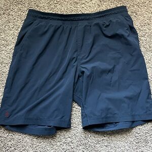 RHONE Men's Navy Athletic Performance Shorts